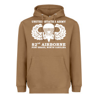 Toasted Coconut army 82nd airborne Heavyweight Hoodie - linhVisuals