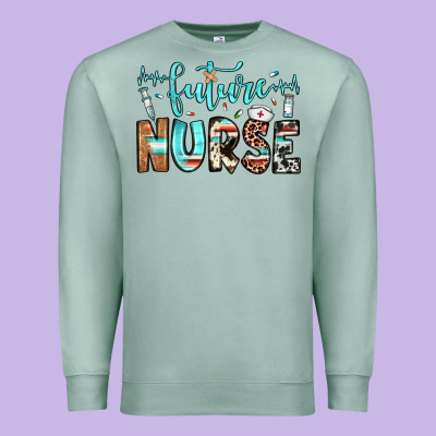 Future Nurse Premium Sweatshirt Designed By Jahusdesignshop