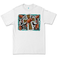 White football cross aztec leopard background Premium Tee - RanaPortraitStore