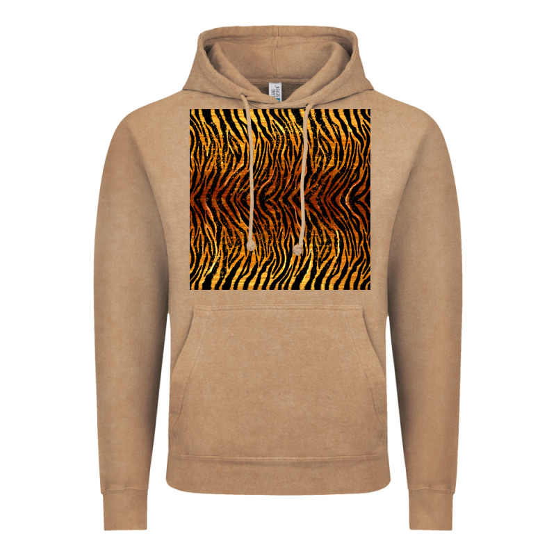 Tiger Seamless Pattern Vintage Hoodie by BundleAndBundleShop | Teevron