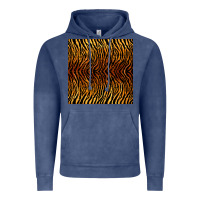 Vintage Denim tiger seamless pattern Vintage Hoodie - BundleAndBundleShop