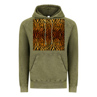 Vintage Olive tiger seamless pattern Vintage Hoodie - BundleAndBundleShop