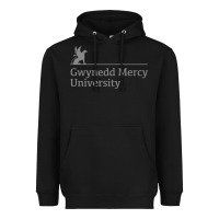Black gwynedd mercy university Heavyweight Hoodie - linhVisuals