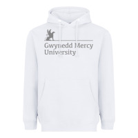White gwynedd mercy university Heavyweight Hoodie - linhVisuals