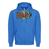 True Royal longhorn mom Zipper Hoodie - AdoDesignShop