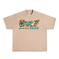 Burro peace love bull skull bbs Urban Heavy Tee - BundleAndBundleShop