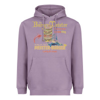 Lavender the burgermeister home of the meister burger Heavyweight Hoodie - linhVisuals