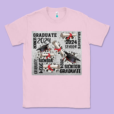 Senior 2024 Classic Tee Designed By Cowgirlartshop