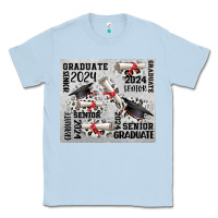 Dusty Blue senior 2024 Classic Tee - CowGirlArtShop