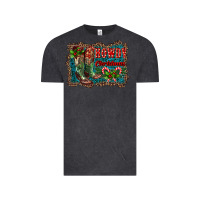 Vintage Black howdy christmas boots Vintage Tee - RanaPortraitStore