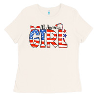 Bone All American Girl Bandana Ladies Tee - CowCowDesign