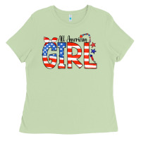 Matcha All American Girl Bandana Ladies Tee - CowCowDesign