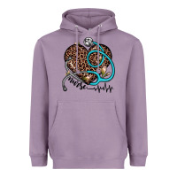 Lavender nurse leopard heart Heavyweight Hoodie - JahusDesignShop