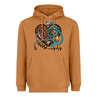 Meerkat nurse leopard heart Heavyweight Hoodie - JahusDesignShop