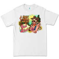 White I just smile and say god bless Premium Tee - HowdyJamesFarm