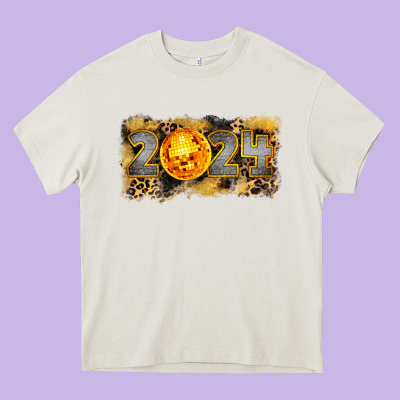 2024 New Year Heavy Core Tee Designed By Cowgirlartshop