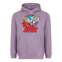 Lavender TOM AND JERRY CLASSIC Heavyweight Hoodie - linhVisuals