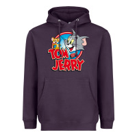 Plum TOM AND JERRY CLASSIC Heavyweight Hoodie - linhVisuals