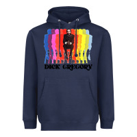 Navy dick gregory Heavyweight Hoodie - linhVisuals