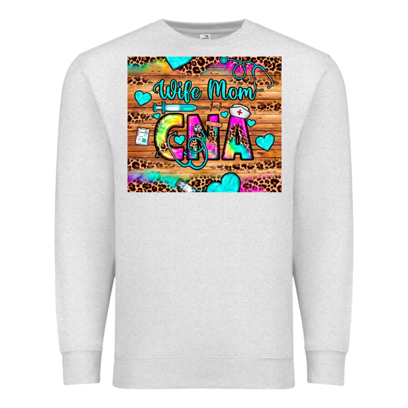 Wife Mom Cna Premium Sweatshirt by JahusDesignShop | Teevron