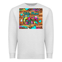 Oatmeal Heather wife mom cna Premium Sweatshirt - JahusDesignShop