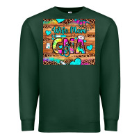 Sports Green wife mom cna Premium Sweatshirt - JahusDesignShop