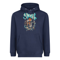 Navy ghost   impera maestro t shirt Heavyweight Hoodie - linhVisuals