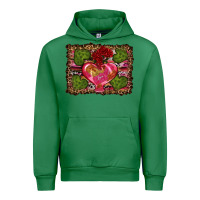 Emerald Western Background Valentine's Day Urban Hoodie - RanaPortraitStore