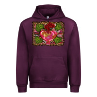 Mauve Wine Western Background Valentine's Day Urban Hoodie - RanaPortraitStore