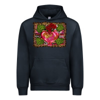 Navy Western Background Valentine's Day Urban Hoodie - RanaPortraitStore