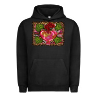 Pigment Black Western Background Valentine's Day Urban Hoodie - RanaPortraitStore