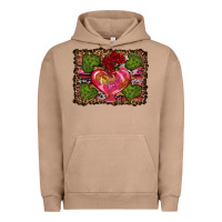 Pigment Burro Western Background Valentine's Day Urban Hoodie - RanaPortraitStore