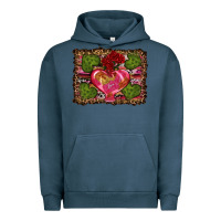 Pigment Midnight Navy Western Background Valentine's Day Urban Hoodie - RanaPortraitStore