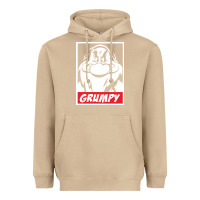 Mushroom grumpy funny Heavyweight Hoodie - linhVisuals