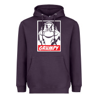 Plum grumpy funny Heavyweight Hoodie - linhVisuals