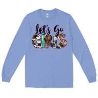 Colony Blue Let's Go Girls Long Sleeve Tee - FaDigitalArtStudio