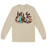 Mushroom Let's Go Girls Long Sleeve Tee - FaDigitalArtStudio