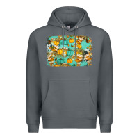 Rock western fall vibes background Premium Hoodie - Jasminsmagicworld