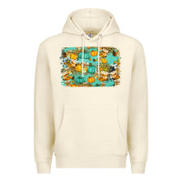 Sandshell western fall vibes background Premium Hoodie - Jasminsmagicworld