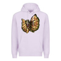 Lilac dilophosaurus face Premium Hoodie - LillyAllenDesigns