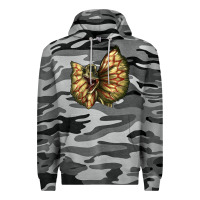 Slate Camo dilophosaurus face Premium Hoodie - LillyAllenDesigns