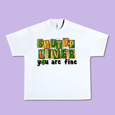 Shut Up Liver You Are Fine Urban Heavy Tee Designed By Fadigitalartstudio