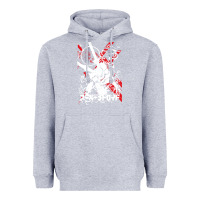Heather Grey #metroid Heavyweight Hoodie - linhVisuals