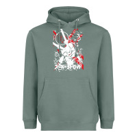 Sage #metroid Heavyweight Hoodie - linhVisuals