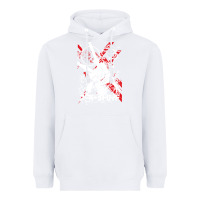 White #metroid Heavyweight Hoodie - linhVisuals