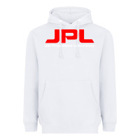 White jpl Heavyweight Hoodie - linhVisuals
