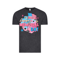 Vintage Black Happy Memorial Day Vintage Tee - FaDigitalArtStudio