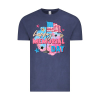 Vintage Denim Happy Memorial Day Vintage Tee - FaDigitalArtStudio