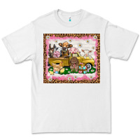 White Easter Day with farm animals tumbler Premium Tee - HowdyJamesFarm