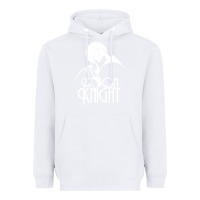 White moon knight pop culture geekdom Heavyweight Hoodie - linhVisuals